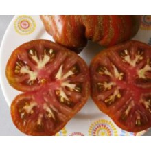 Редкие сорта томатов Большой полосатый кабан 